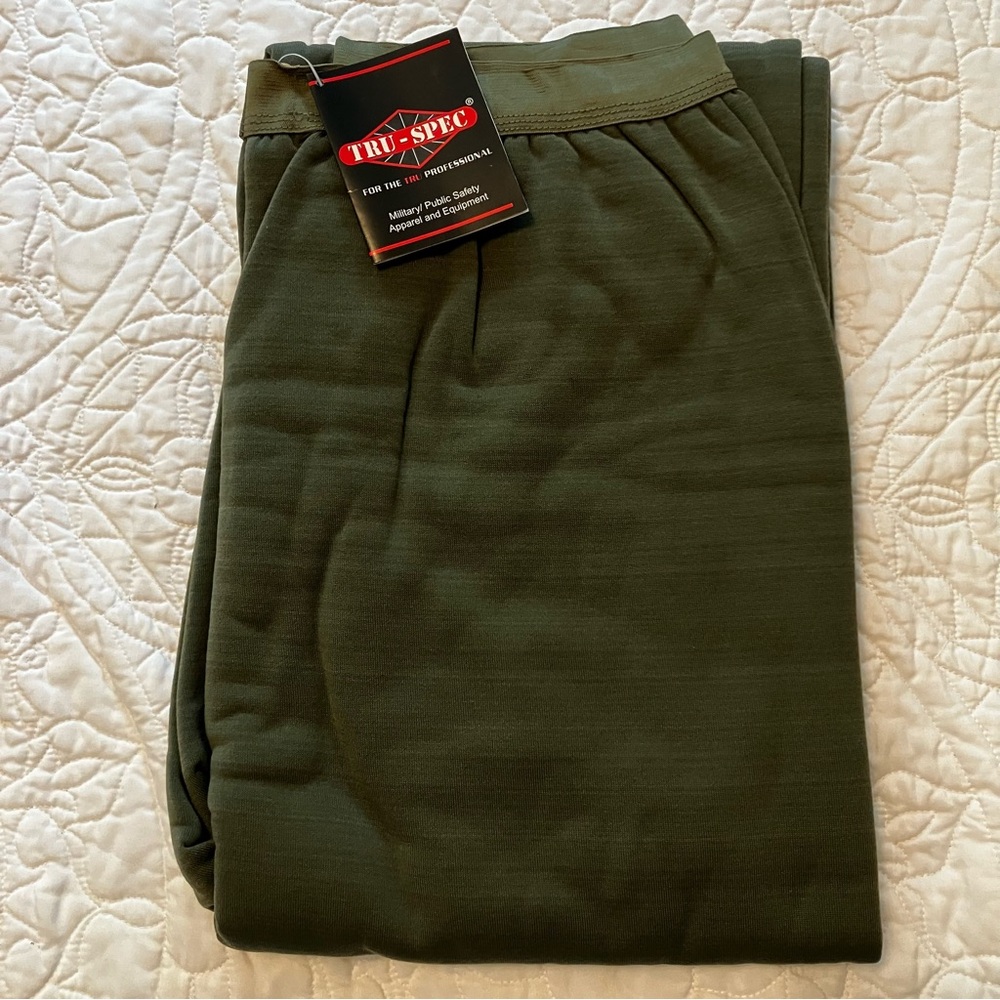 Tru-Spec Men's Olive Green Thermal Bottoms
